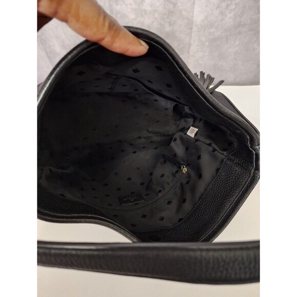 Kate Spade New York Chester Street Michaela Pebbled Shoulder Bag Black Luxury - Picture 9 of 16